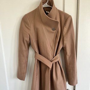 Ted Baker Nevia Wool Wrap Coat - Camel